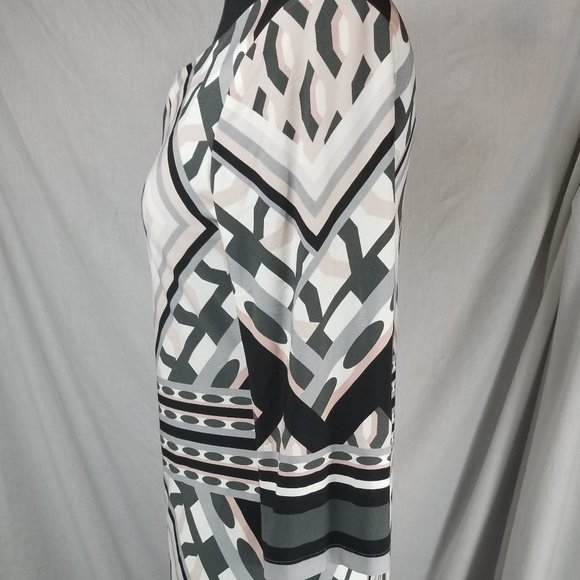 Calvin Klein WOMEN Dress 6 Elegant Pink Black - Picture 7 of 8